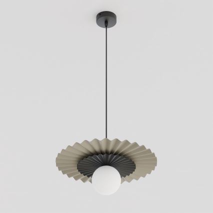 Seil-Pendelleuchte UMBRA 1xG9/8W/230V schwarz/beige