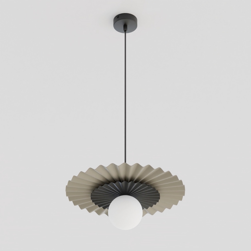 Seil-Pendelleuchte UMBRA 1xG9/8W/230V schwarz/beige