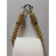 Seil-Toilettenpapierhalter BORU 22x14 cm braun