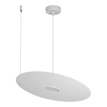 Seilpendelleuchte PIATTO 1xGX53/15W/230V Durchmesser 45 cm weiß