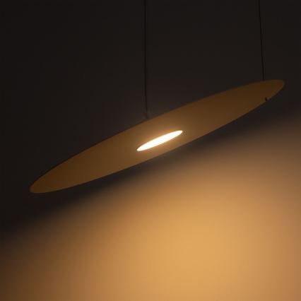 Seilpendelleuchte PIATTO 1xGX53/15W/230V Durchmesser 45 cm weiß