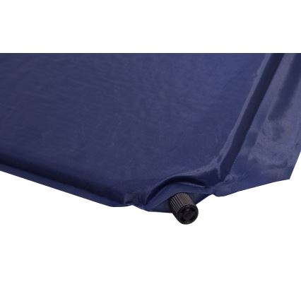 Selbstaufblasende Campingmatte blau