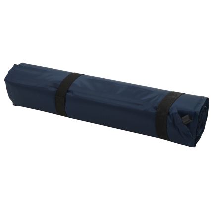 Selbstaufblasende Campingmatte blau