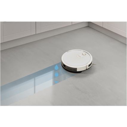 Sencor - Intelligenter 2-in-1 Saugroboter mit Wischfunktion 28W/2600 mAh Wi-Fi weiß + Fernbedienung