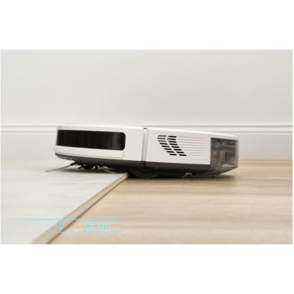 Sencor - Intelligenter 2-in-1 Saugroboter mit Wischfunktion 28W/2600 mAh Wi-Fi weiß + Fernbedienung