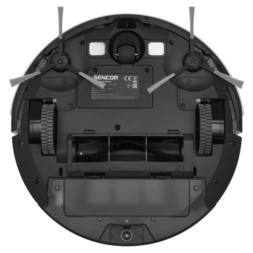 Sencor - Intelligenter 2-in-1 Saugroboter mit Wischfunktion 28W/2600 mAh Wi-Fi weiß + Fernbedienung