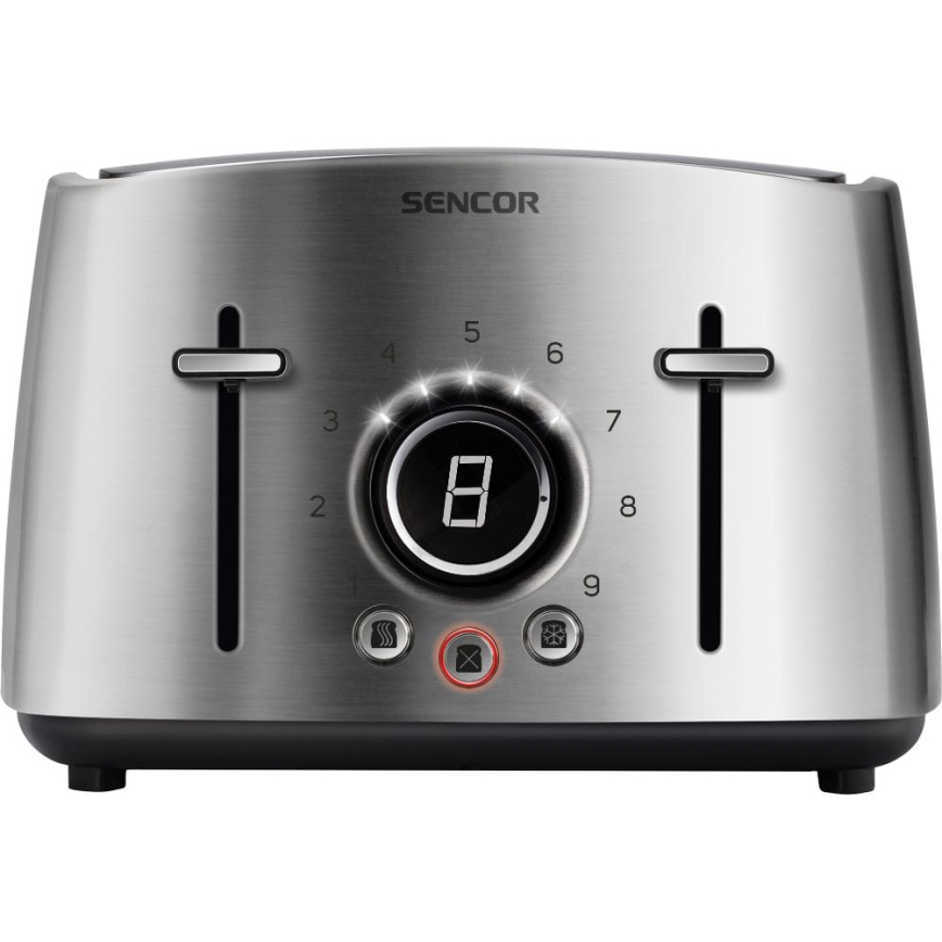 Sencor - 4-Schlitz-Toaster 1600W/230V, mattchrom