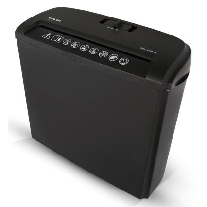 Sencor - Aktenvernichter A4 Volumen 7 l 230V schwarz