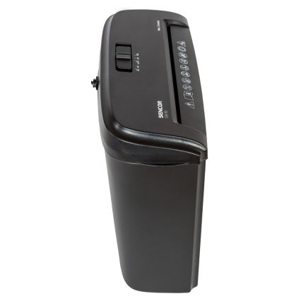 Sencor - Aktenvernichter A4 Volumen 7 l 230V schwarz