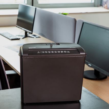 Sencor - Aktenvernichter A4 Volumen 7 l 230V schwarz