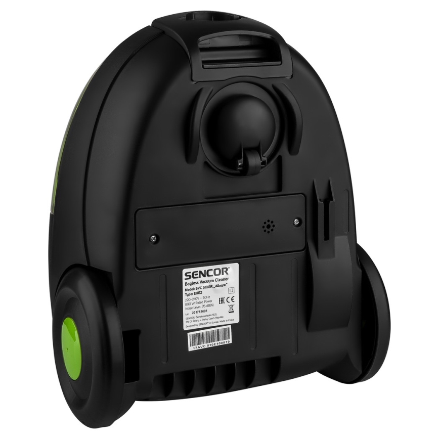 Sencor - Beutelloser Staubsauger 1,5 l 890W/230V grün/schwarz