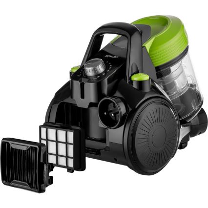 Sencor - Beutelloser Staubsauger 2 l 700W/230V schwarz/grün