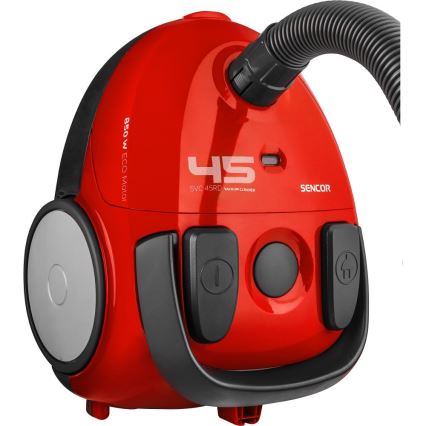 Sencor - Beutelstaubsauger 1,5 l 850W/230V rot/schwarz