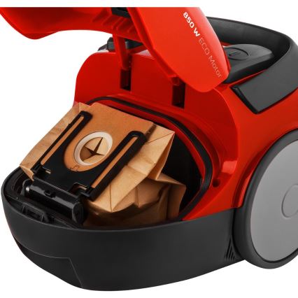Sencor - Beutelstaubsauger 1,5 l 850W/230V rot/schwarz