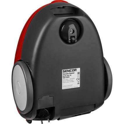 Sencor - Beutelstaubsauger 1,5 l 850W/230V rot/schwarz