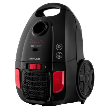 Sencor - Beutelstaubsauger 3 l 700W/230V schwarz/rot