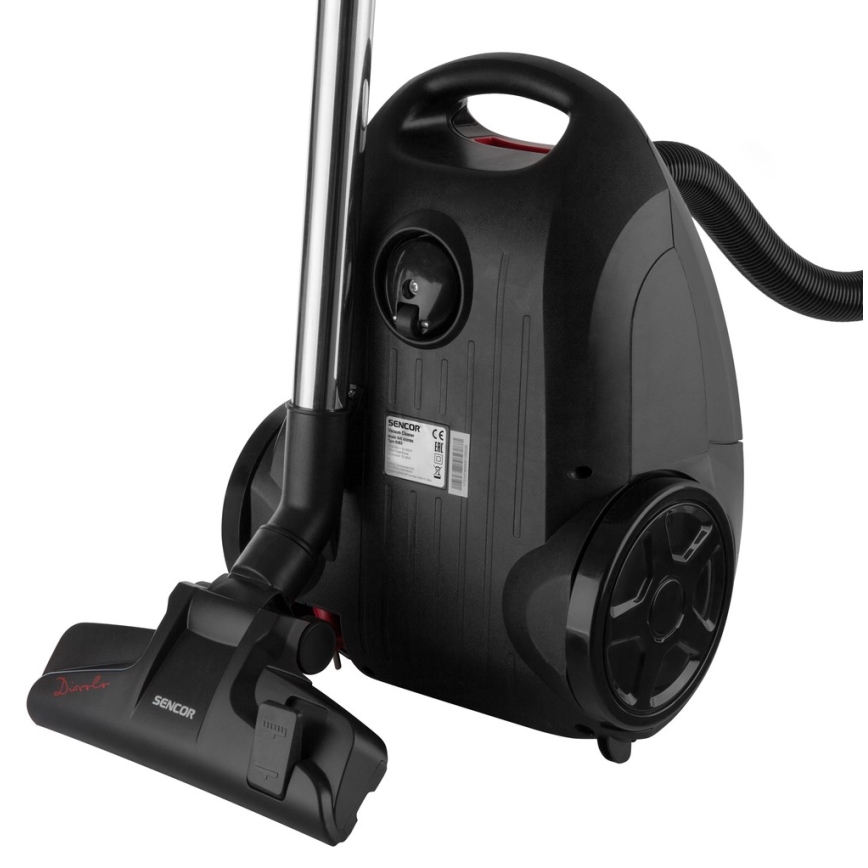 Sencor - Beutelstaubsauger 3 l 700W/230V schwarz/rot