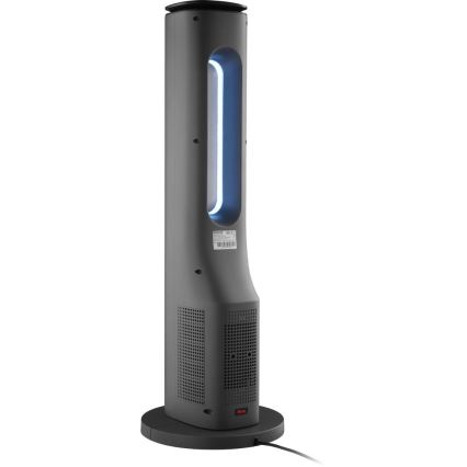 Sencor - Flügelloser Turmventilator mit Keramik-Heizelement 1200/2000W/230V anthrazit + Fernbedienung