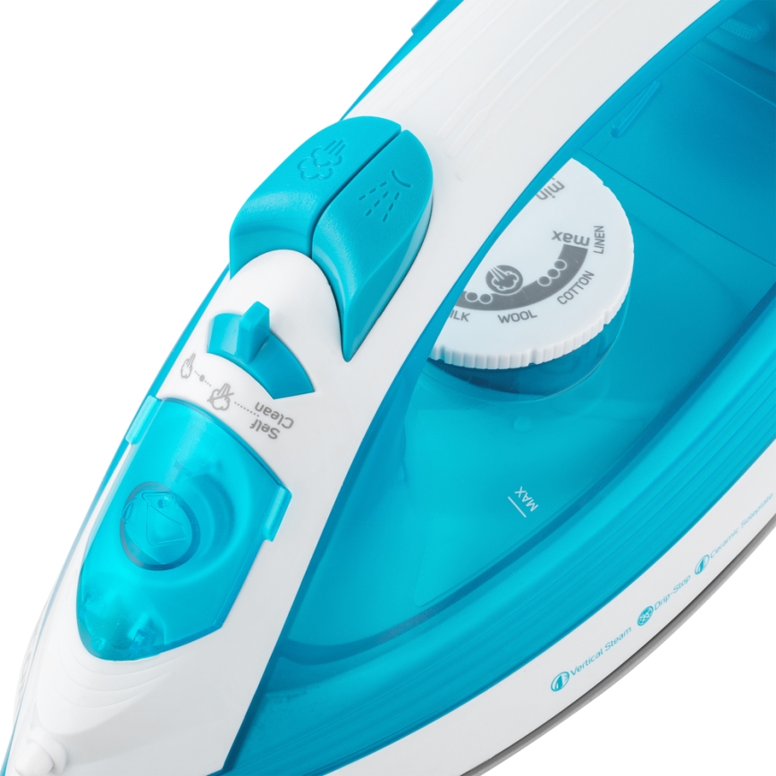 Sencor - Dampfbügeleisen 2000W/230V blau/weiß