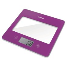 Sencor – Digitale Küchenwaage 1xCR2032 violett