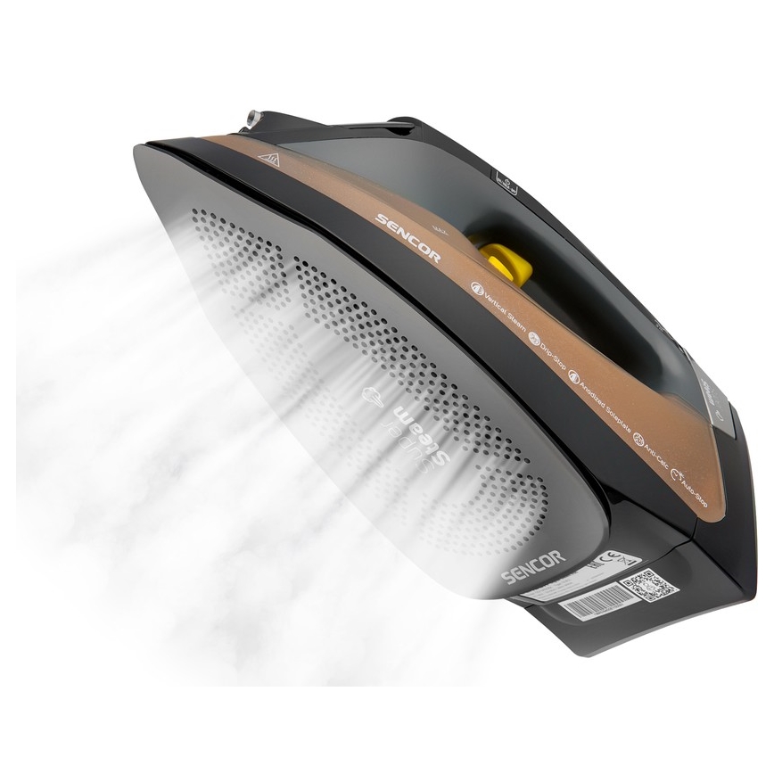 Sencor - Digitales Dampfbügeleisen 3100W/230V braun/schwarz