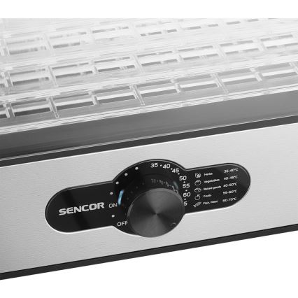Sencor - Dörrautomat mit einstellbarer Temperaturregelung 700W/230V