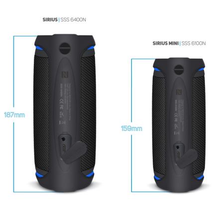 Sencor - Drahtloser Lautsprecher 16W 2500 mAh IPX6