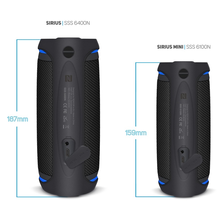 Sencor - Drahtloser Lautsprecher 16W 2500 mAh IPX6