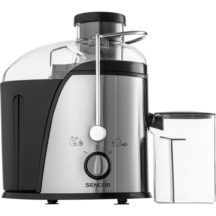 Sencor - Entsafter 400W/230V matt-chrom/schwarz