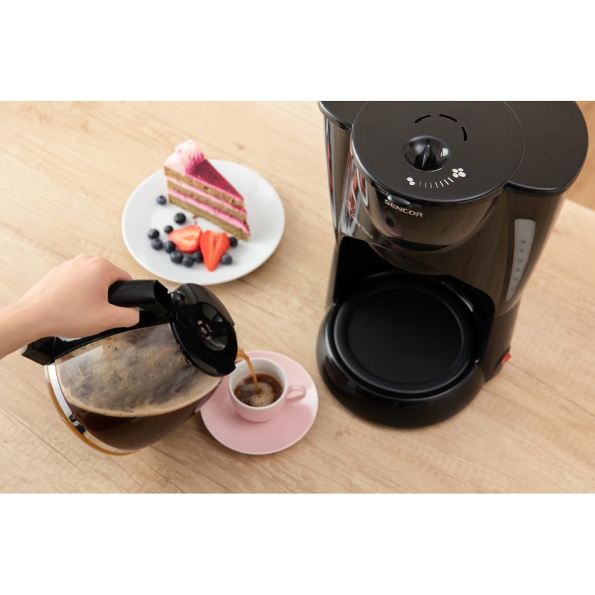 Sencor - Filterkaffeemaschine 2,1 l mit Temperaturhaltefunktion 900W/230V