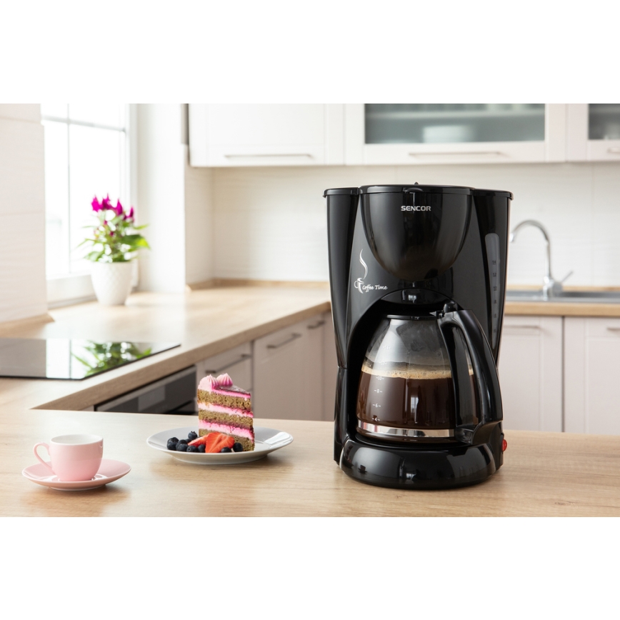 Sencor - Filterkaffeemaschine 2,1 l mit Temperaturhaltefunktion 900W/230V