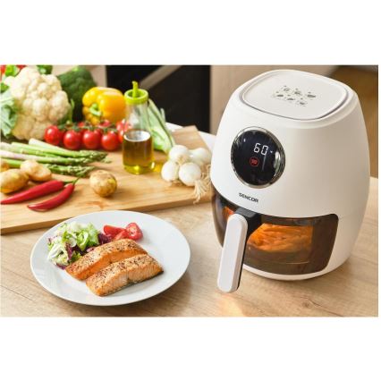 Sencor - Heißluftfritteuse 3,5 l 1300W/230V weiß