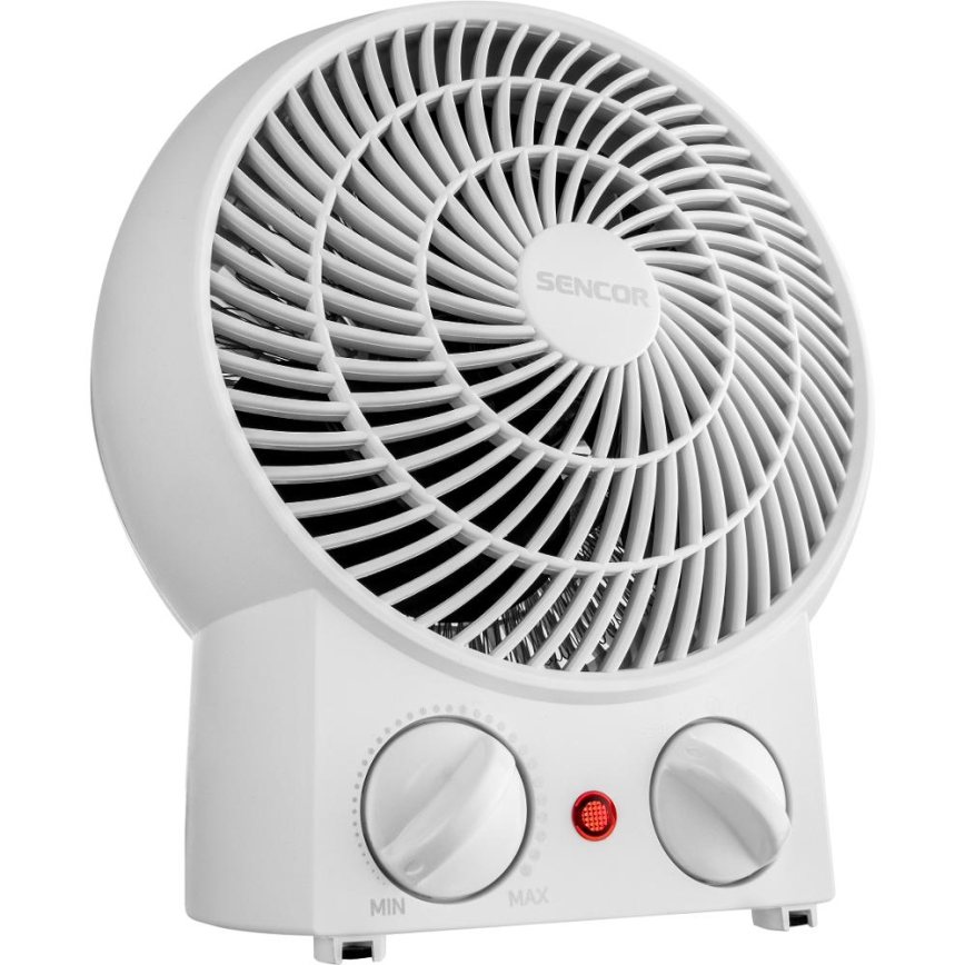 Sencor - Heizlüfter 1200/2000 W, 230 V, weiß