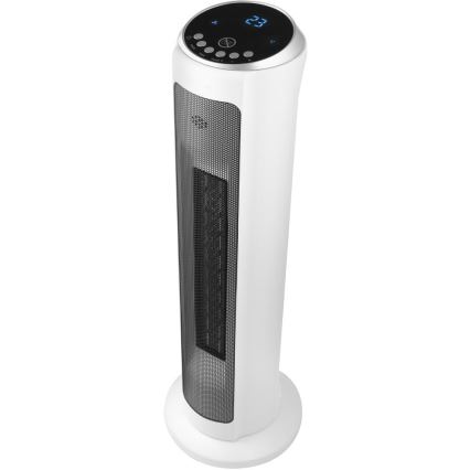 Sencor - Heizlüfter mit keramischem Heizelement 2200W/230V Wi-Fi weiß + Fernbedienung