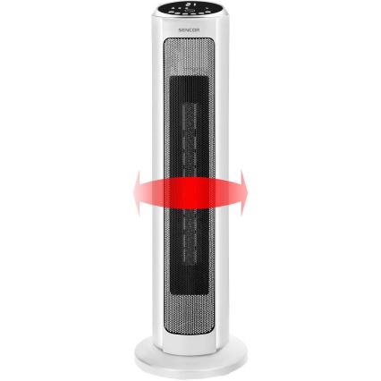 Sencor - Heizlüfter mit keramischem Heizelement 2200W/230V Wi-Fi weiß + Fernbedienung