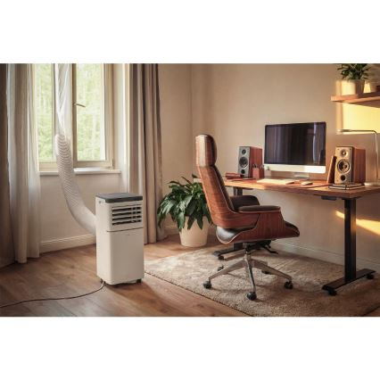 Sencor - Smarte mobile Klimaanlage 3-in-1 mit komplettem Zubehör 760 W/230 V 7000 BTU Wi‑Fi weiß + Fernbedienung