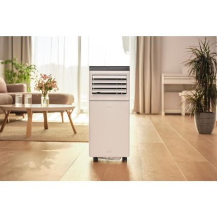 Sencor - Smarte mobile Klimaanlage 3-in-1 mit komplettem Zubehör 760 W/230 V 7000 BTU Wi‑Fi weiß + Fernbedienung