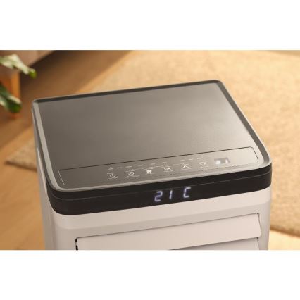 Sencor - Intelligente mobile Klimaanlage 3-in-1 mit komplettem Zubehör, 1020 W / 230 V, 10000 BTU, Wi‑Fi, weiß + Fernbedienung