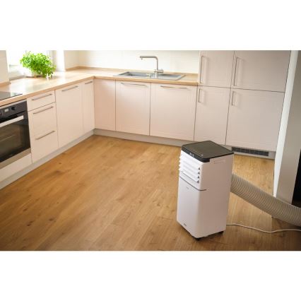 Sencor - Intelligente mobile Klimaanlage 3-in-1 mit komplettem Zubehör, 1020 W / 230 V, 10000 BTU, Wi‑Fi, weiß + Fernbedienung