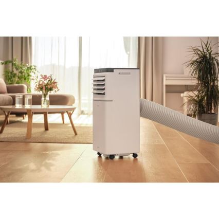 Sencor - Intelligente mobile Klimaanlage 3-in-1 mit komplettem Zubehör, 1020 W / 230 V, 10000 BTU, Wi‑Fi, weiß + Fernbedienung