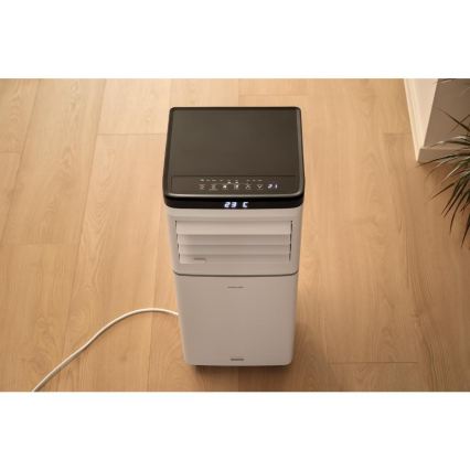 Sencor - Intelligente mobile Klimaanlage 3-in-1 mit komplettem Zubehör, 1020 W / 230 V, 10000 BTU, Wi‑Fi, weiß + Fernbedienung