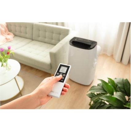 Sencor - Intelligente mobile Klimaanlage 4-in-1 inkl. komplettem Zubehör 1700 W/230 V, 12 000 BTU, Wi‑Fi, weiß + Fernbedienung