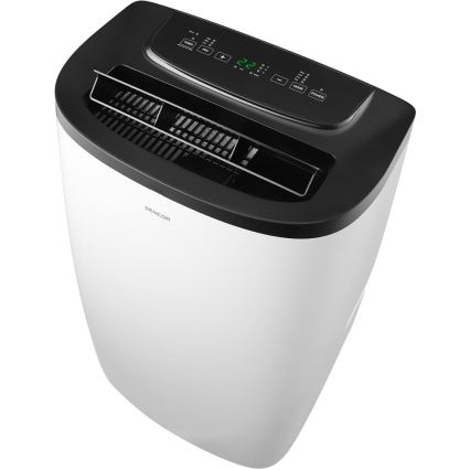 Sencor - Intelligente mobile Klimaanlage 4-in-1 inkl. komplettem Zubehör 1700 W/230 V, 12 000 BTU, Wi‑Fi, weiß + Fernbedienung