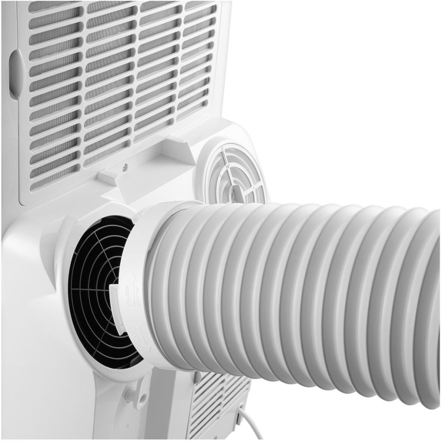 Sencor - Intelligente mobile Klimaanlage 4-in-1 inkl. komplettem Zubehör 1700 W/230 V, 12 000 BTU, Wi‑Fi, weiß + Fernbedienung