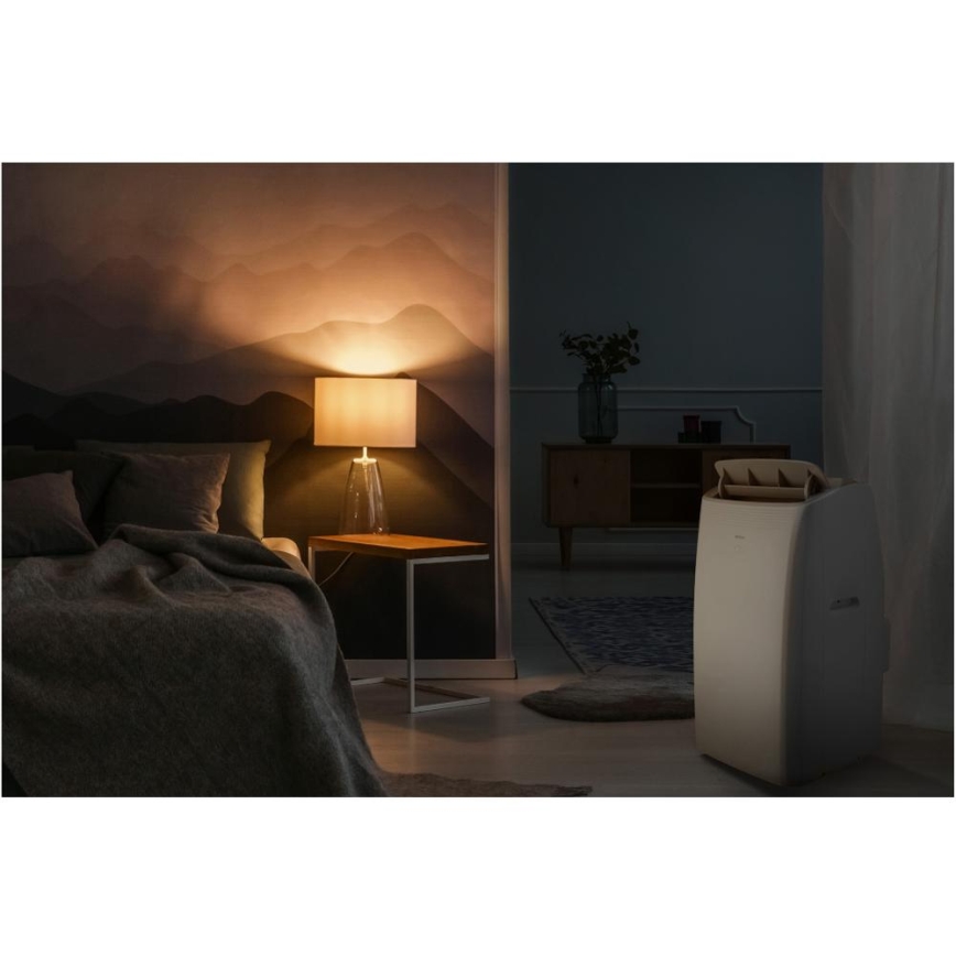 Sencor - Smarte mobile Klimaanlage 5-in-1, inkl. Komplettzubehör, 733 W/230 V, 9000 BTU, Wi-Fi, weiß + Fernbedienung