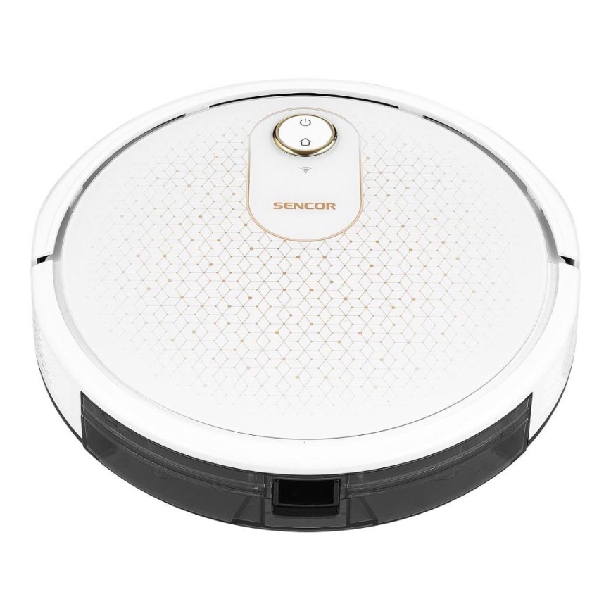 Sencor - Intelligenter 2-in-1 Saugroboter mit Wischfunktion 28W/2600 mAh Wi-Fi weiß + Fernbedienung