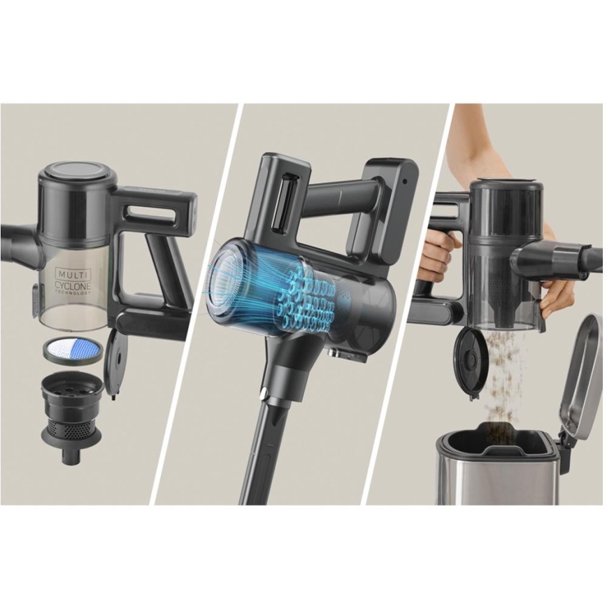 Sencor - Kabelloser 2-in-1-Stielstaubsauger 200 W / 2600 mAh, schwarz