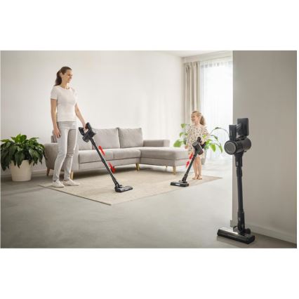 Sencor - Kabelloser 2-in-1-Stielstaubsauger 200 W / 2600 mAh, schwarz