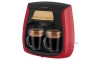 Sencor - Kaffeemaschine mit zwei Tassen 500W/230V rot/schwarz
