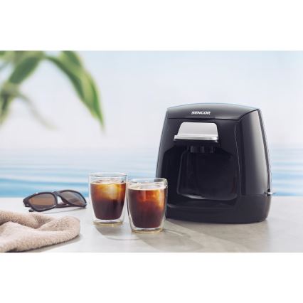 Sencor - Kaffeemaschine mit zwei Tassen 500W/230V schwarz